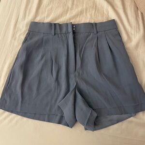 Aritzia Pleated 3” Mini Short - Slab Blue